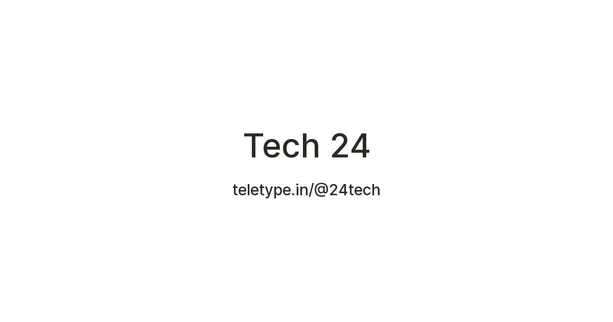 Tech 24 — Teletype