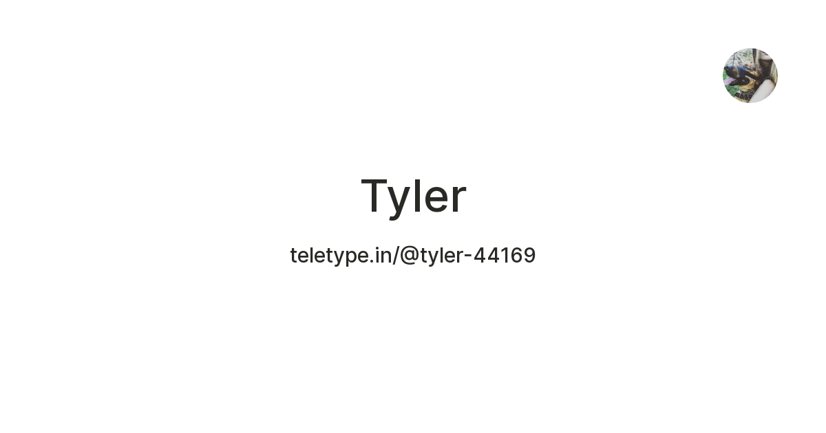 Tyler — Teletype