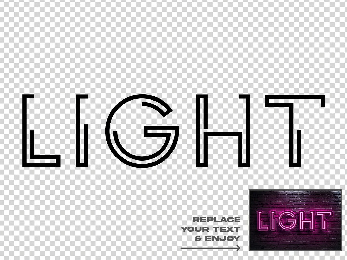 Neon Light Text Effect — Teletype