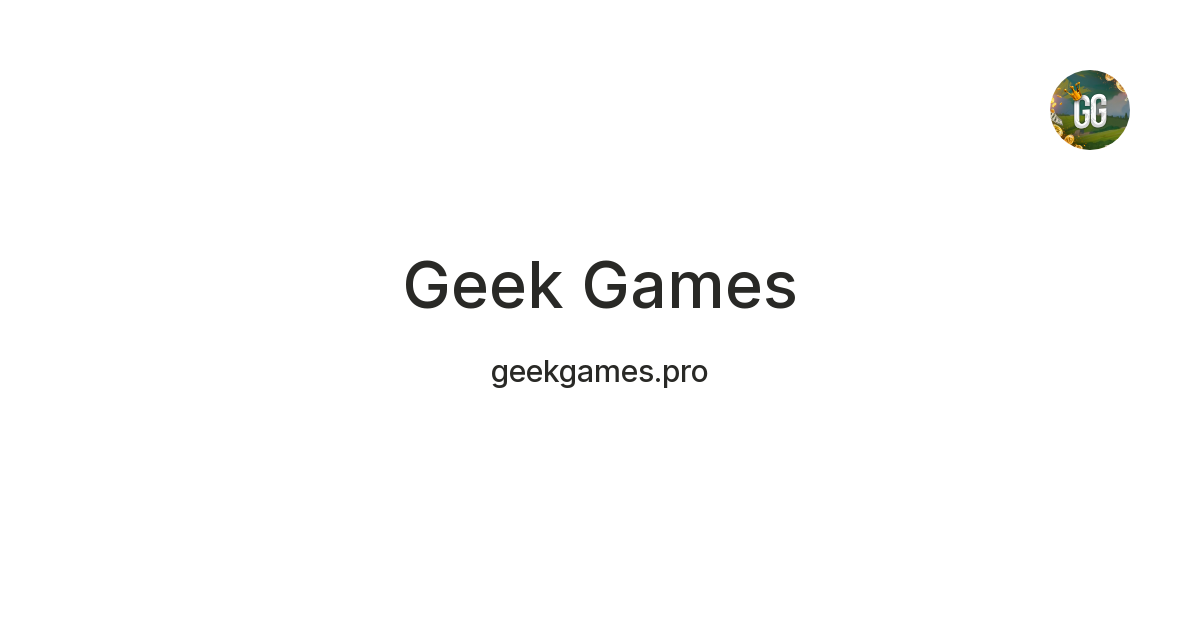 Geek Games — Teletype