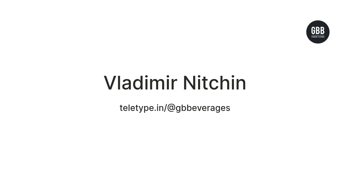 Vladimir Nitchin — Teletype