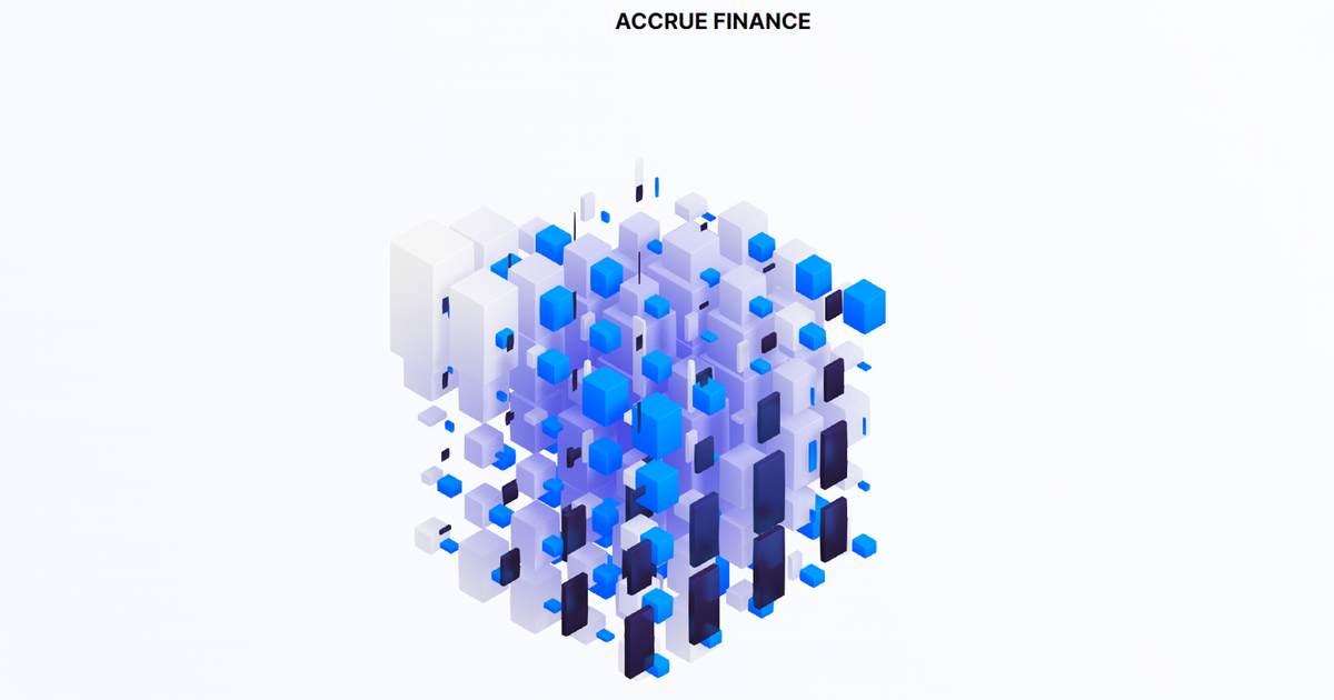 Accrue Finance Testnet — Teletype