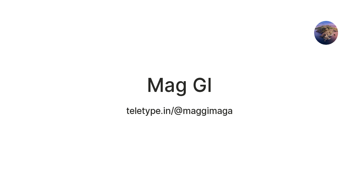 Mag GI — Teletype