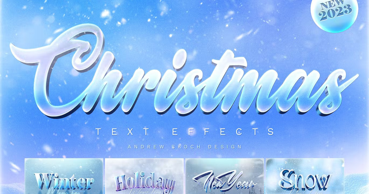 Christmas Text Effects — Teletype