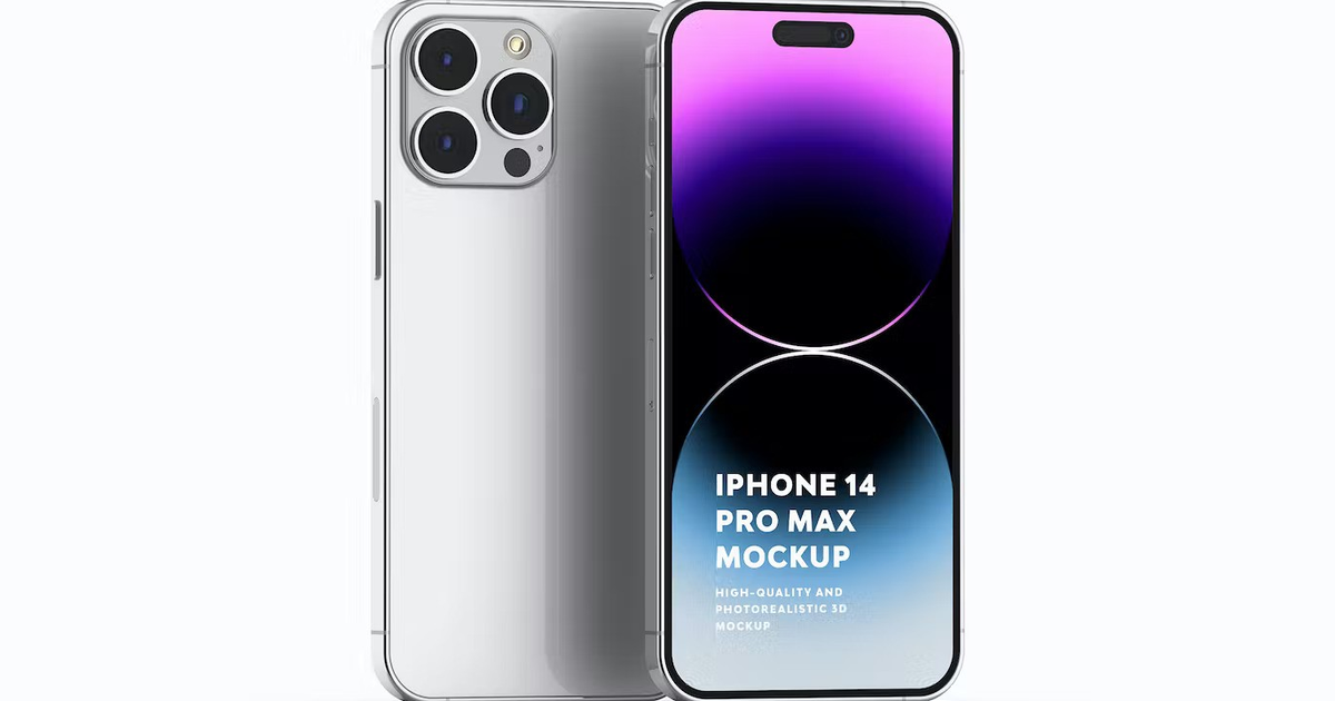 iPhone 14 Pro Max Mockup — Teletype