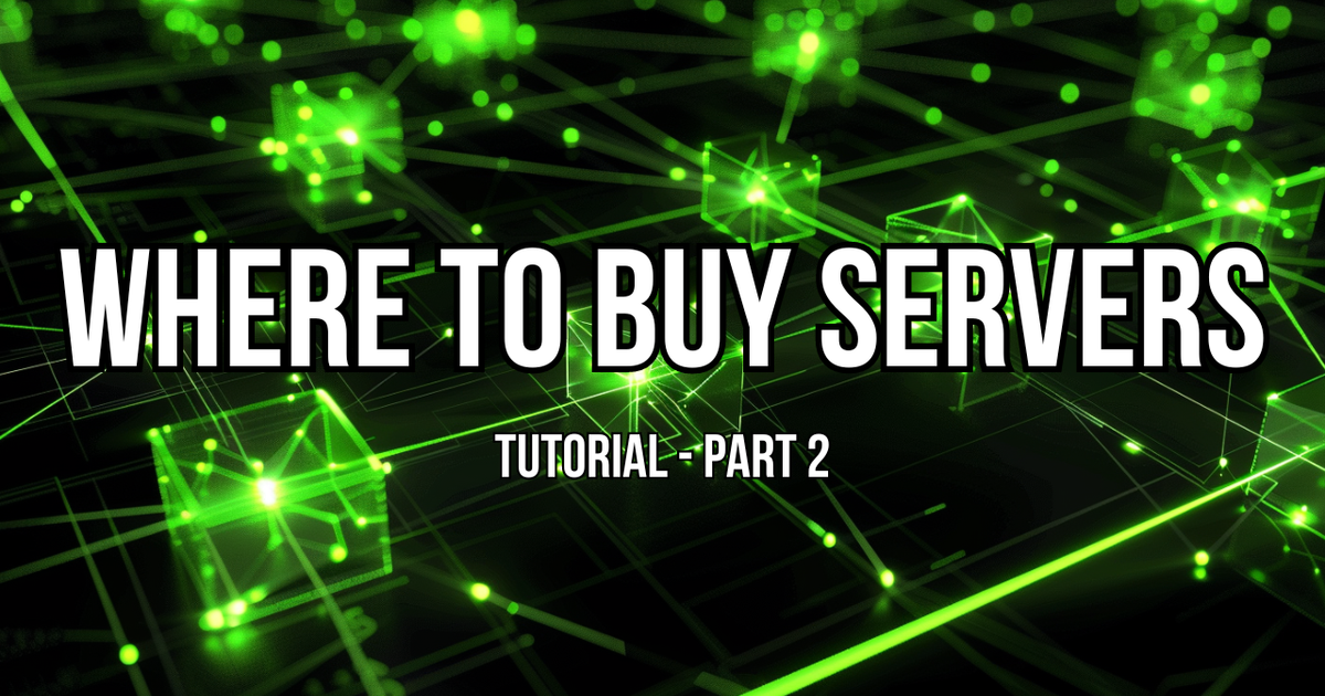 Where to buy servers for nodes — Teletype