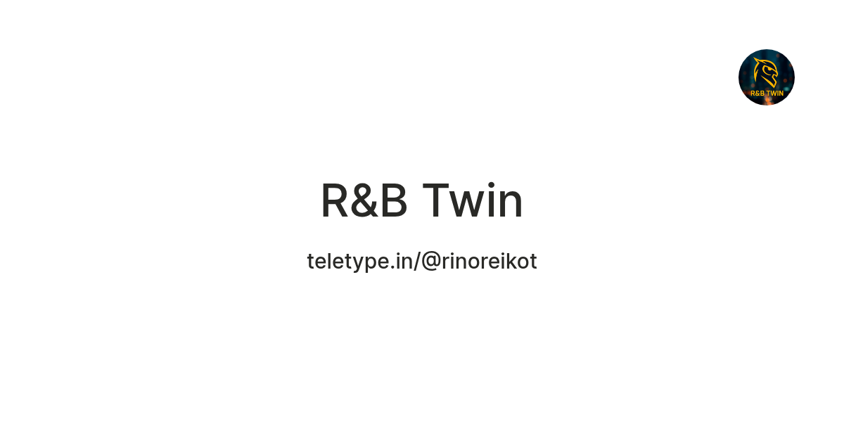 R&B Twin — Teletype