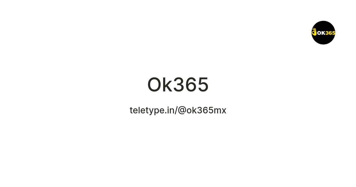Ok365 — Teletype