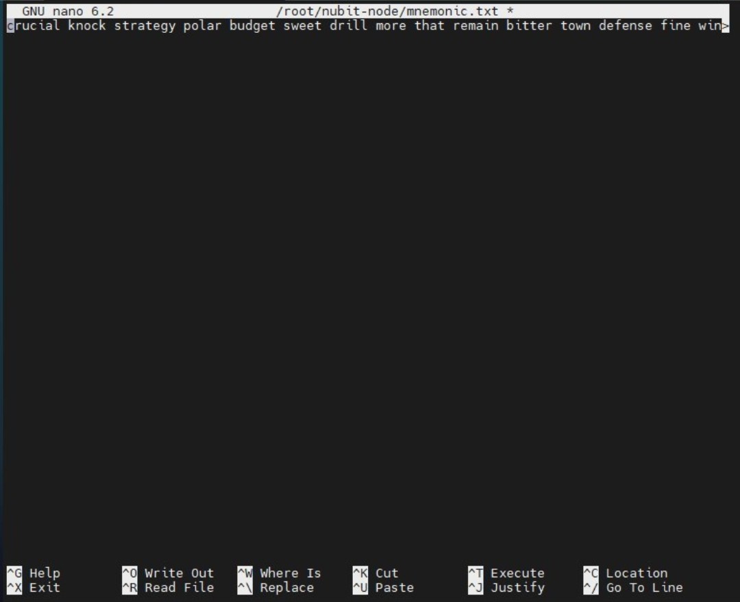 Установка ноды Nubit — Teletype