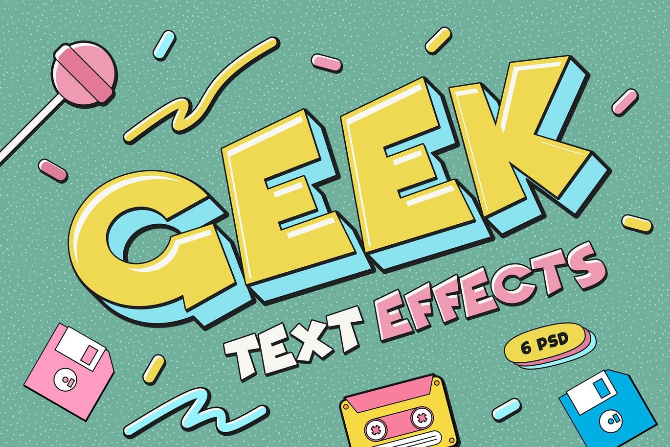 90s Style Text Effects — Teletype