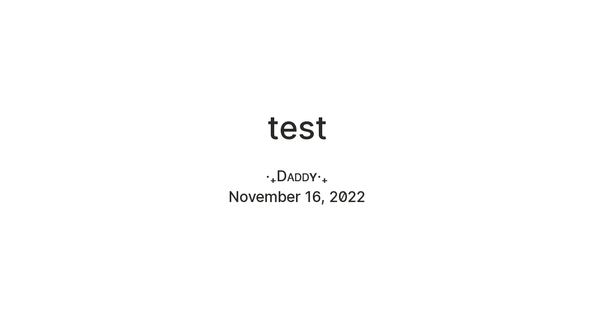 test — Teletype