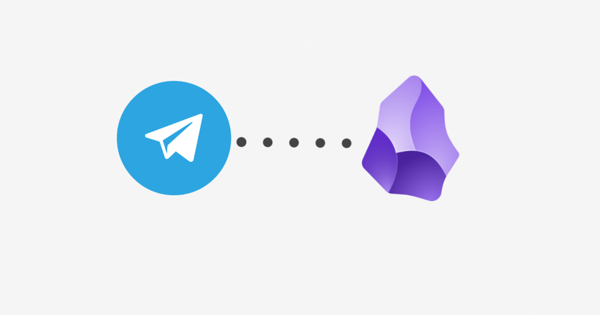 Obsidian - Отправка постов из Telegram — Teletype