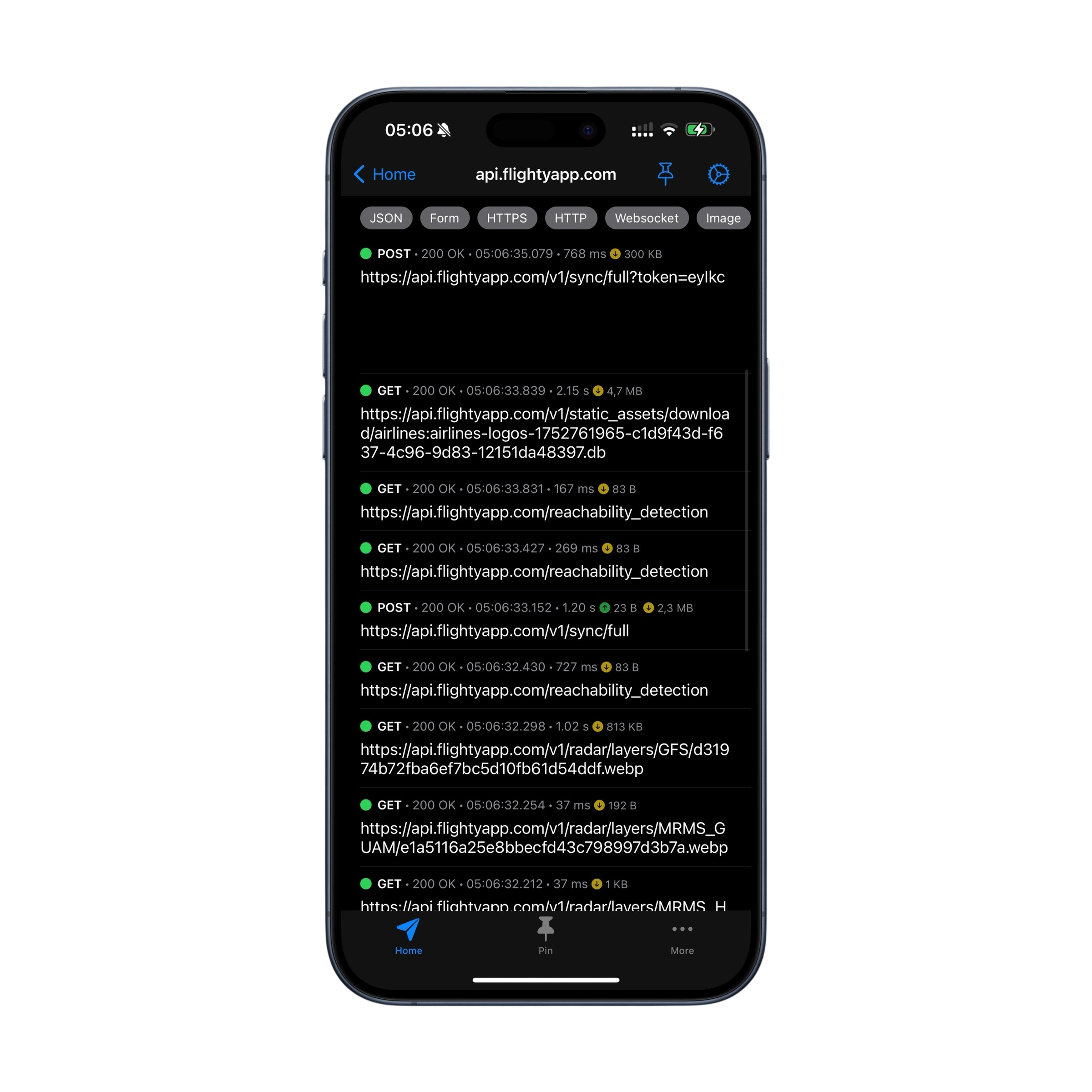 Flighty Pro — Teletype
