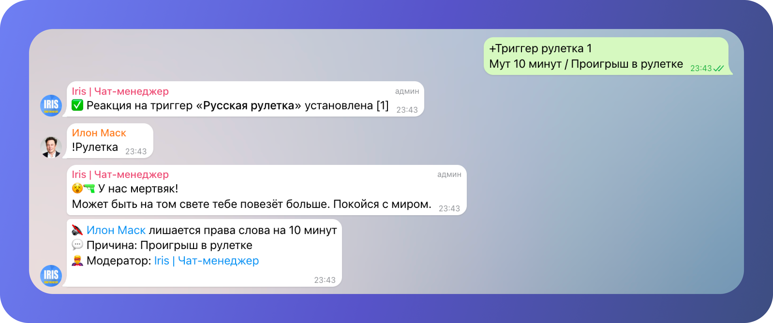 Базовая настройка Iris | Чат-менеджера — Teletype