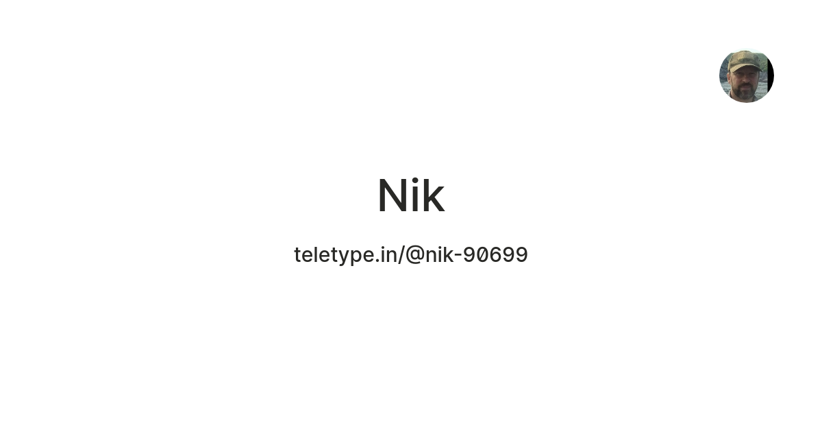 Nik — Teletype