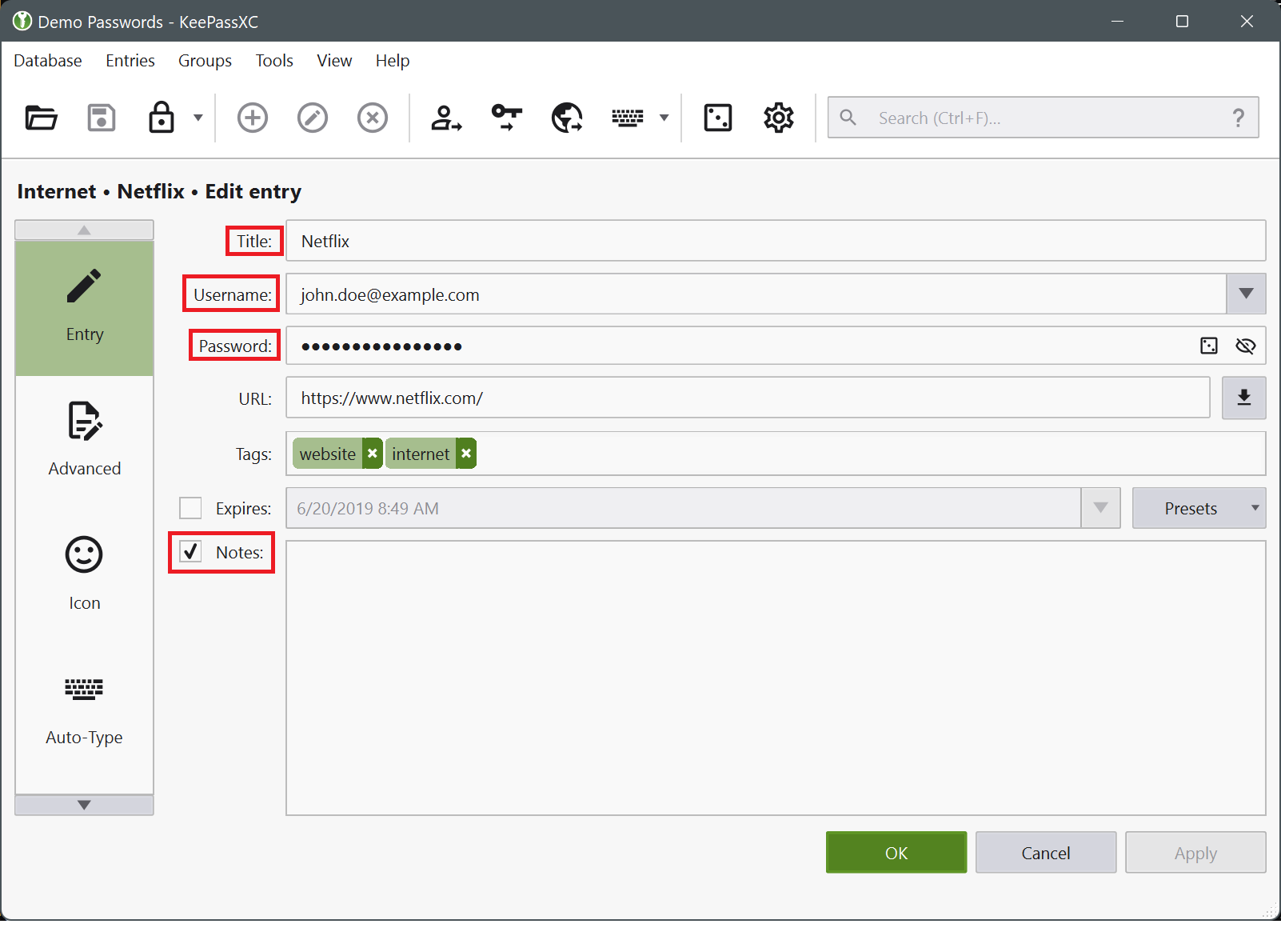 Tutorial KeePassXC — Teletype