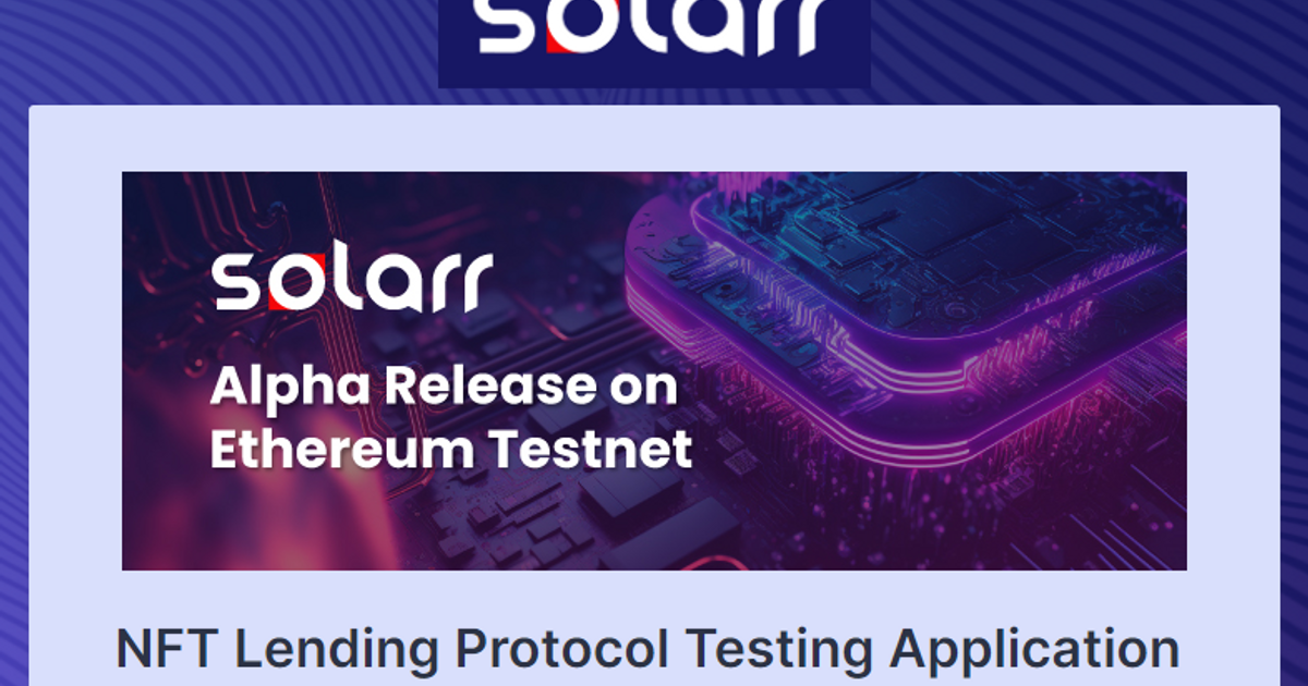 Подаем заявку на Solarr Alpha Testnet — Teletype